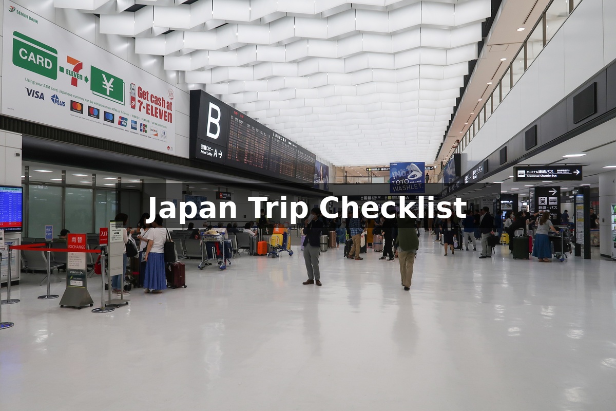 Japan trip checklist and packing preparation for anime fans visiting Tokyo