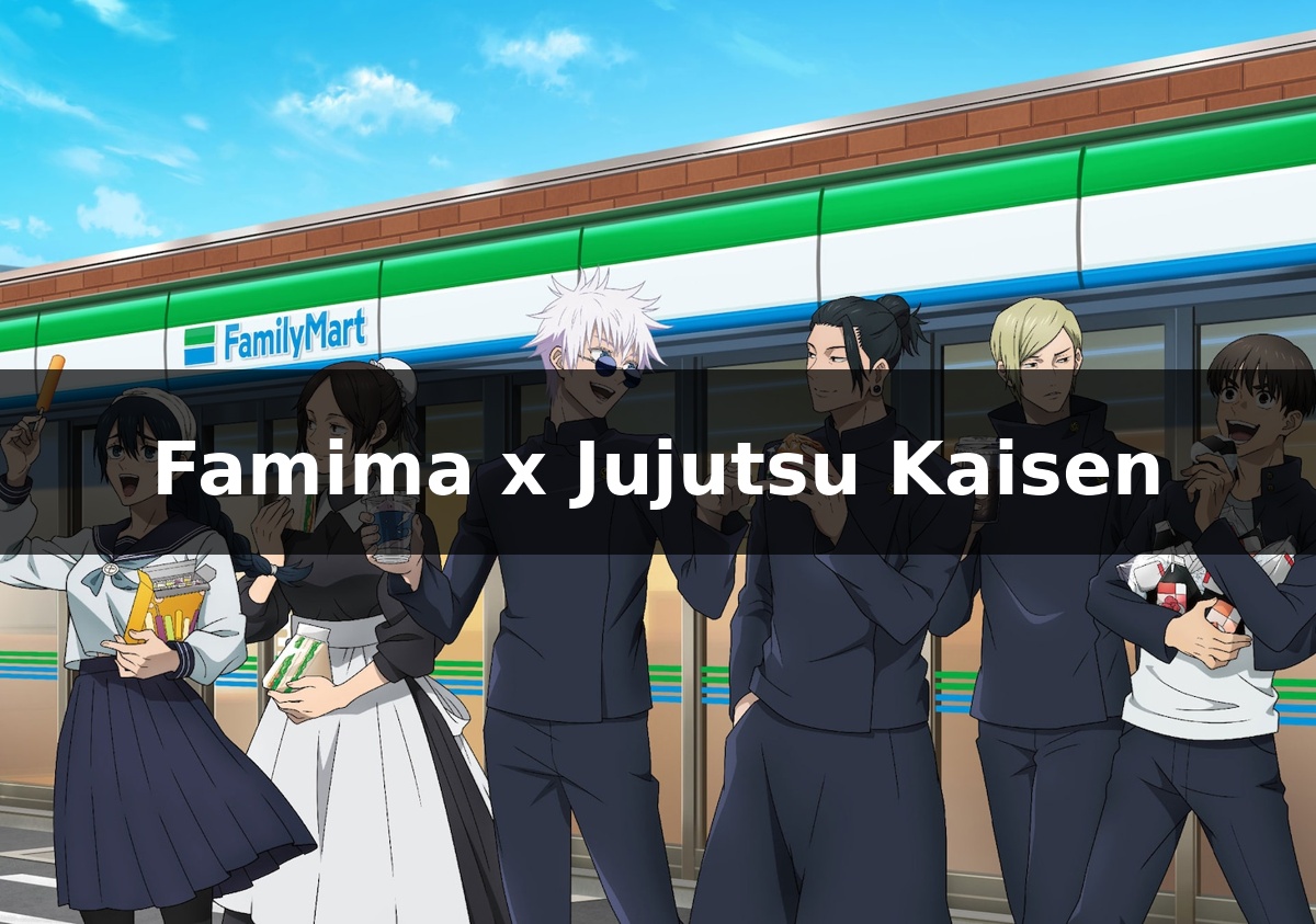 FamilyMart Jujutsu Kaisen collaboration wrapped store campaign 2026