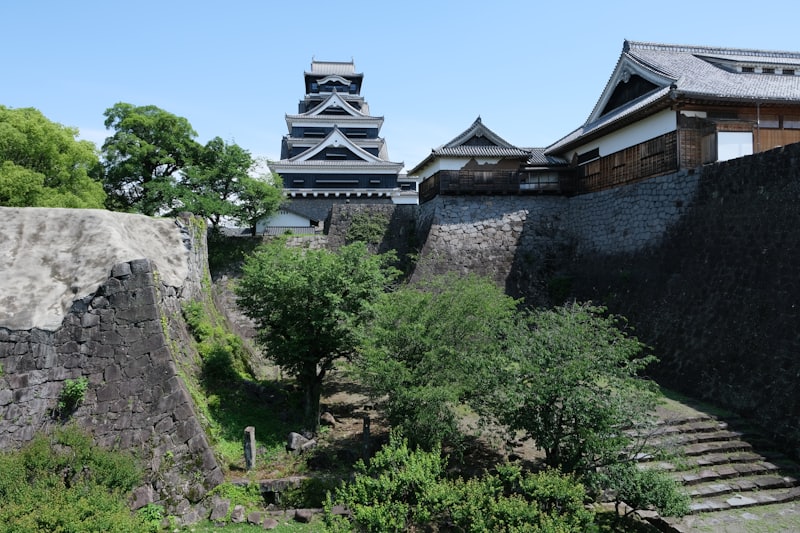 One Piece Luffy statue in Kumamoto Japan Straw Hat pirate sculpture